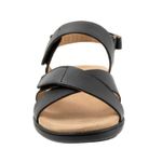 Trotters River Sandal Leather Shoe Strappy Summer Black Comfort Memory Foam 5.5 Photo 4