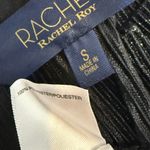 Rachel Roy small metallic shimmer pleated sleeveless keyhole top TS Black Photo 6