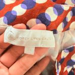 Corey Lynn Calter Flowy Pleated Pants Bold Print Wide Leg Rayon Trousers Sz XS Brown Photo 4