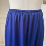 XScape Royal Blue Formal Straight Maxi Skirt Stretchy 6 Photo 3