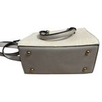 Atrie Vegan Crossbody Satchel – Woven Straw & Faux Leather Trim (NWT) Gray Photo 6