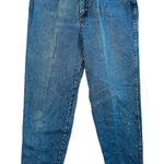 Chic Vintage High Rise Mom Jeans Made in USA Sz 26 Tapered Leg 90s Denim‎ Blue Photo 0