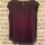 fab'rik Fab’rik black sheer blouse size lg/xl with beaded rhinestone appliqués Photo 1