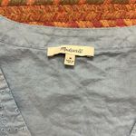 Madewell  BLUE EYELET BUTTON FRONT FARMHOUSE DRESS Photo 3