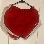Nike Dri-Fit Women Size Medium Red/White Shorts Photo 0