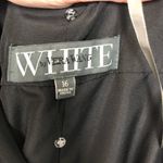 Vera Wang WHITE by Drape Back Bridesmaid Dress in Black VW360069 Photo 7