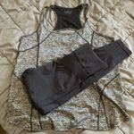 Joy Lab Black Leggings + Bonus Gray Racerback Tank Size XS GUC #6230 Photo 1