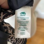 Roots  Canada Grey White Paisley 3/4 Sleeve Tassel Long Line Tunic Photo 3