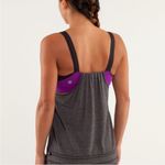 Lululemon Run: Back On Track Tank Top in Purple Grey Size 8 EUC Photo 1