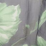 Unbranded Sheer Floral Lightweight Viscose Square Scarf India Blue Photo 6