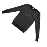 Metallic long sleeve pullover sweatshirt Gray Size M Photo 2