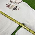 Jerzees Vintage Sweatshirt Women M Collared USA sweater July 4th Patriotic NWOT Photo 3