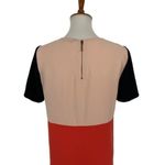 ZARA  Woman Colorblock Short Sleeve Mini Shift Dress Modern Chic Trendy Small Photo 5