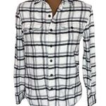 American Eagle super soft plaid brushed cotton flannel shirt size XS Photo 0