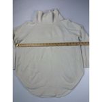 Athleta  colorblock wool blend soft turtleneck‎ sweater boxy slits M Oversized Photo 1