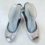 LifeStride Women's Mega Slip On Comfort Dress Heels Silver Sparkle Size:9W Size 9 Photo 1