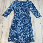 J. McLaughlin Blue Floral Dress Size XS Photo 0