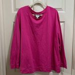 Ava & Viv  pink crew neck sweatshirt size 3X Photo 0