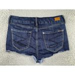 Seven 7 Denim Shorts Women 14 Tummyless High Rise Cut Off Dark Wash Embroidered Photo 1