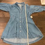 Free People New With Tags  Hannah Denim Mini Dress Sz XS (fits like a M) Photo 9