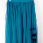 Torrid  x DISNEY VILLAINS Green Tulle Graphic Pull On Waist Lined Skirt Size 3X Photo 0