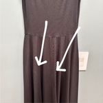 Reformation  Rou Knit Sleeveless Midi Dress in Black Jersey S Photo 9