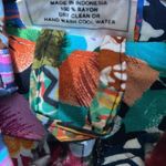 We Bebop Vintage Colorful Floral Quilted Jacket Photo 5