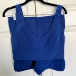 Sincerely Jules Cobalt Blue Bralette and Shorts Set Size L Size L Photo 0
