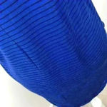 American Eagle  Blue Striped Jegging Top Size S Photo 3