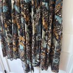 Ulla Johnson Cari Coverup Batik Size Small Maxi Dress Tassel Shoulder Ties Beach Photo 12