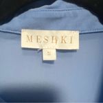 Meshki  Semi Sheer Hidden Placket balloon sleeve blouse in Excellent Condition Photo 5