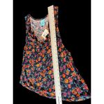 H.I.P. Nordstrom Sleeveless Navy Floral Cowl Neck Top NWT Sz S Photo 5