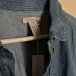 Outerknown  Wyatt Jumpsuit Denim‎ Flight Suit Long Sleeve Chambray Jean Sz XS NEW Photo 2