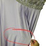 Mac Duggal  NWT Beaded Gown Lilac Chiffon Women’s Size 18W A-Line Formal Dress Photo 7