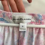 Miss Elaine Womens Nightgown Short Sleeve Floral Print Button Neck Size S Pink Photo 4