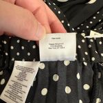Anne Klein Petite Black White Mixed Polka Dot Pleated Midi Skirt NWT Petite S Photo 5