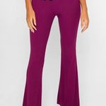 Beach Bunny NWT  Anise Pants High Waist Lace Detail Lounge Pants Flare Cut Photo 0