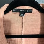 HYFVE  Gauze 3/4 Sleeve Wrap Tie Women’s Blouse Shirt Sz M. EUC Photo 2