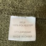 Sophie Rue Classic Lightweight Belted Lightweight Olive Green Trench Coat~XL Photo 12