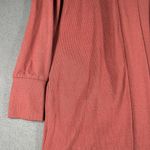 Philosophy Republic Clothing Cardigan Womens XS Red Open Front Knit Pockets Photo 2
