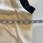 Ralph Lauren  Women's Ivory Black Crew Neckline Shift‎ Shirt Dress Size 16 Office Photo 10