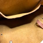 Portland Leather Classic Tote Bag Pebbled Nutmeg w Tassel Charm Brown Photo 8