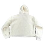 Under Armour Sherpa Hoodie XL Cropped Plush Comfort Spellout Be Seen Pullover Photo 6