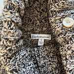 Croft & Barrow  Marled Black and Brown Turtleneck Sweater size small Photo 4