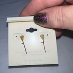 Established 1946‎ Tortoise Shell Plastic Oval Dangle Earrings Blue Photo 5