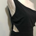 City Triangles NWT One Shoulder Asymmetrical Black Dress Cutout Photo 4