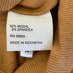 Gianni Bini Short Sleeve Tan Bodysuit Size XL Photo 10