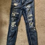 American Eagle AE Ripped High Waist Jeggings Photo 0