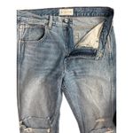 SLVRLAKE Virginia Slim Distressed Jeans in Crossroads Size‎ 29 Blue Photo 8