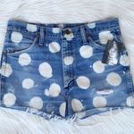 Wrangler Urban Renewal x  Distressed Polka Dot Denim Shorts Photo 0
